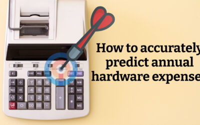 How to predict annual expenses for hardware and software